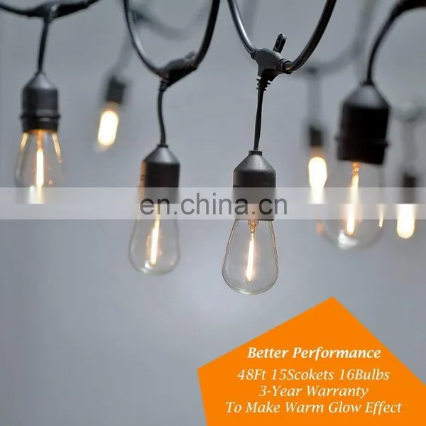 Luces De Navidad S14 Led String Light Christmas Lighting Waterproof Dimmer photo-5