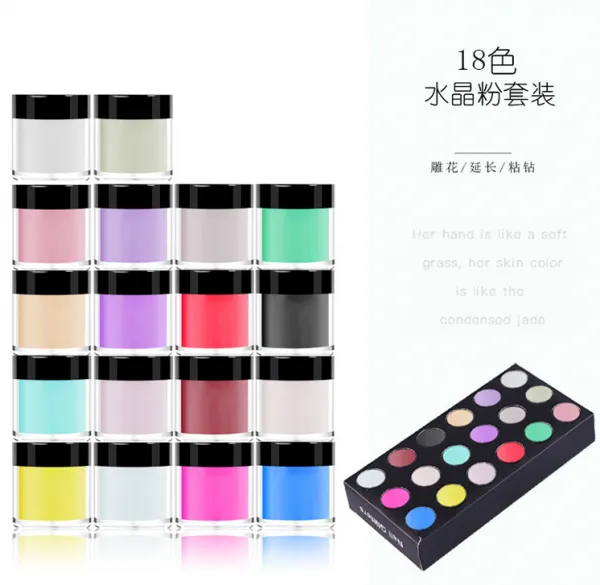 Nail Dipping Powder Glitter Acrylic Nail Powder Multi Color photo-2