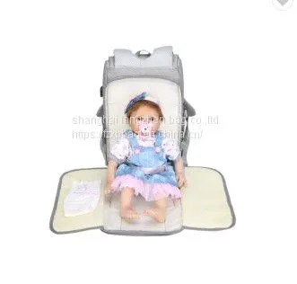 Diaper Bag Large Capacity Mother Maternity Backpack With Changing Mat and Milk Bottle Bag photo-5