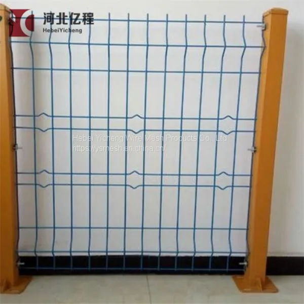 Home Outdoor Decorative Welded Wire Mesh Metal Curved Panel 3D Garden Fence photo-5