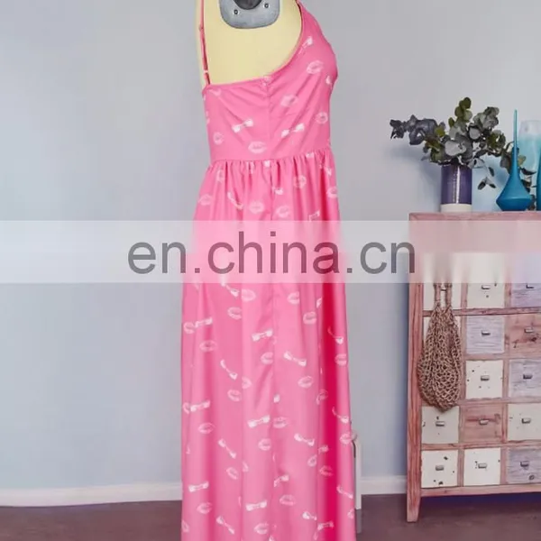 2019 New Summer Pink Bow Adjustable Strap Button Boutique Wholesale Mommy And Me Matching (this Link for WOMAN) photo-5