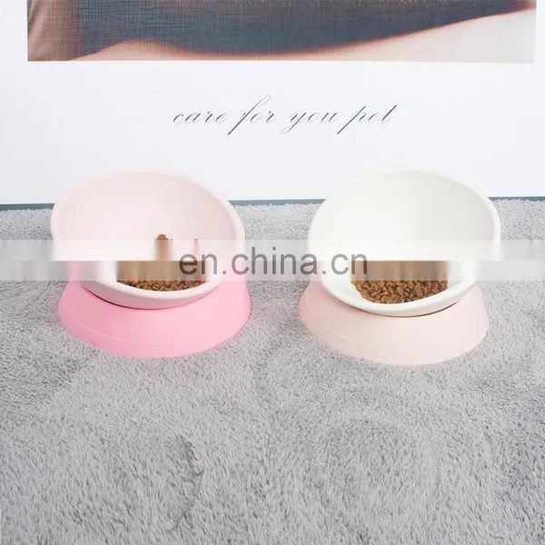 Manufacturer Wholesale Decent Quality Non-slip Portable Detachable Silicone Adjustable Angle Pet Dog Bowl photo-2