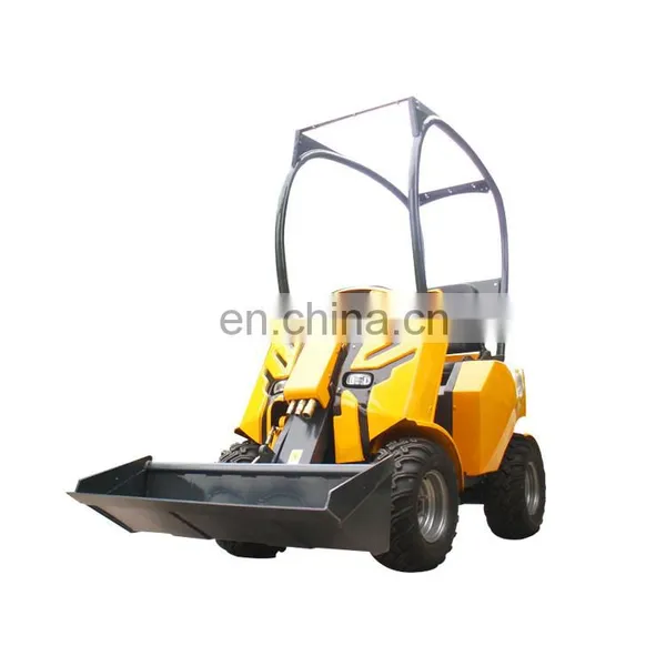 4wd Agricultural Garden Farm Machine Small Wheel Loader With Cheap Mini Digger photo-4
