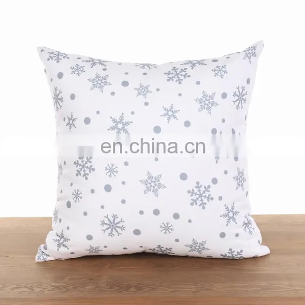 High Quality New Style Snow Embroidery Throw Cushion Pillow for Sofa Living Room Bed photo-4