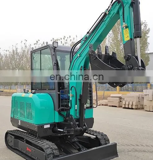 Narrow Mini Digger Wheel Excavator rc Mini Excavator Xn35 for Sale China photo-2