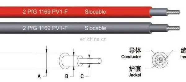 Slocable Solar Connector Cables UV Resistant DC PV Wire 4mm2 photo-5