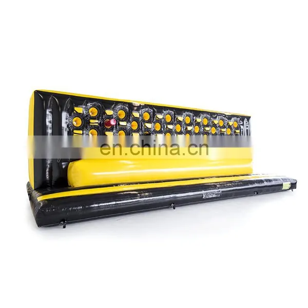 Factory Price Black Inflatable Boxing Wall / Inflatable Punch Wall For Team Building photo-3