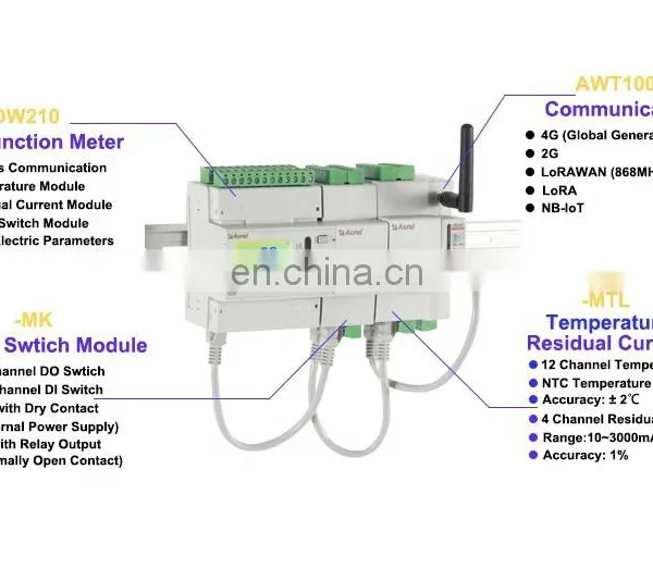 ADW210-D16-2S Lora Communication Real-time Electric Energy Consumption Monitoring Meter photo-5