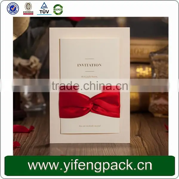 Fast Delivery Unique Handmade Chinese Wedding Invitation Card photo-4