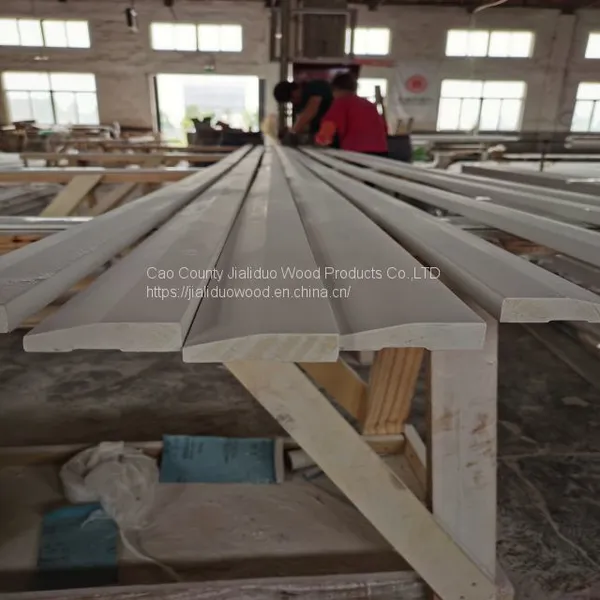 FSC Pine Architraves 18mm Solid Wood Baseboard Moulding photo-4