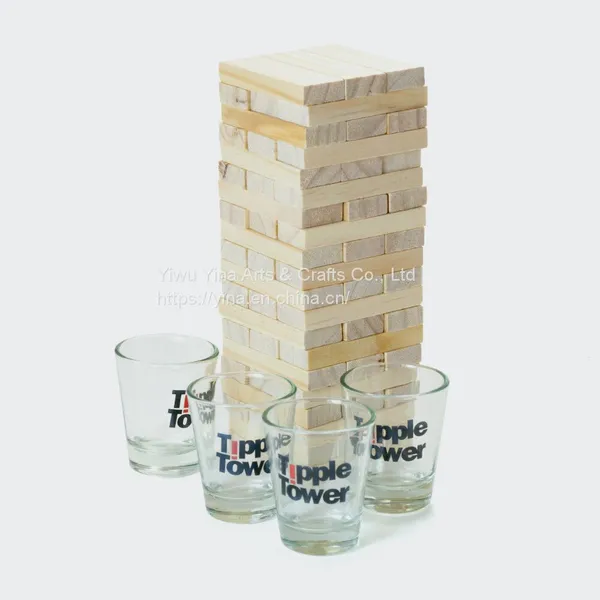 Adult Wooden Tipple Tower Drinking Game, Tower Stacking Game photo-5