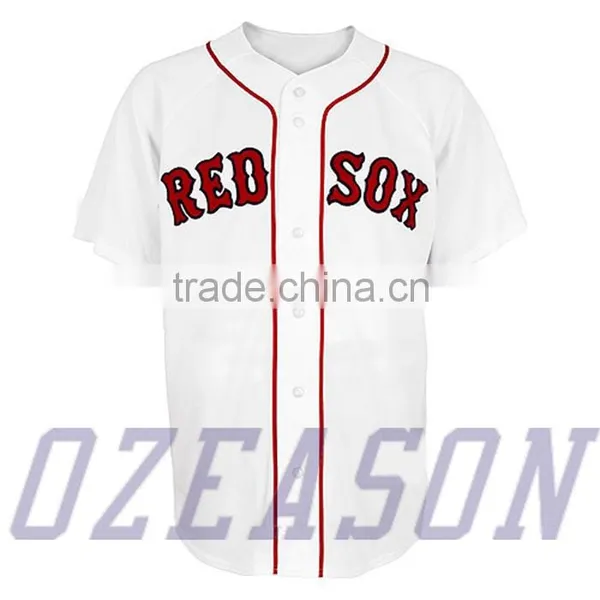 2016 Newest Customized Sublimation Design Buttons Wholesale Women Baseball t Shirt on Sale photo-5