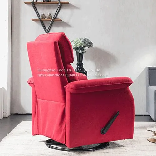 Multifunctional Capsule Sofa Manual Electric Function Can Lie Living Room Nordic Style Fabric Single Seat Sofa photo-4