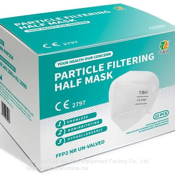 FFP2 Particle Filtering Half Mask (Color Paper Box) Meets the Requirements of EN 149:2001+A1:2009 FFP2 photo-4