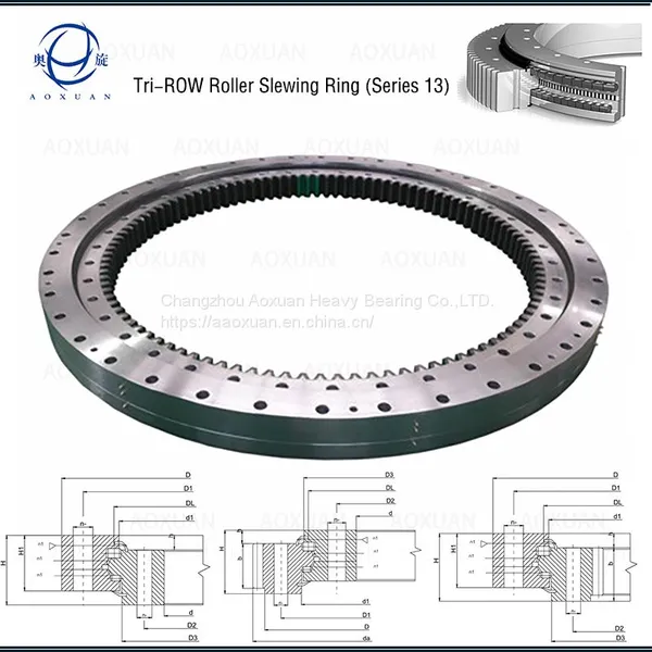 Slewing Bearing And Single Row Ball Slewing Bearing Ring For JCB Excavator photo-3