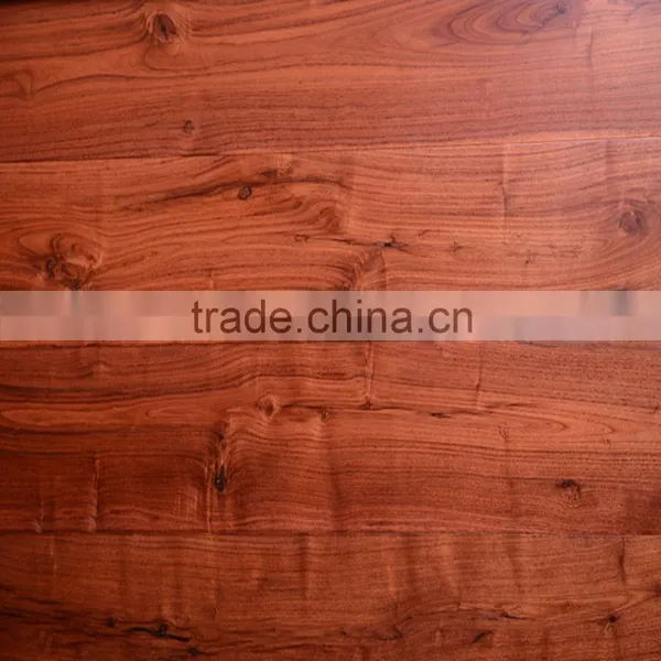 Royal Black Walnut Smooth Engineered Professional Tianjin Solid Wood Flooring