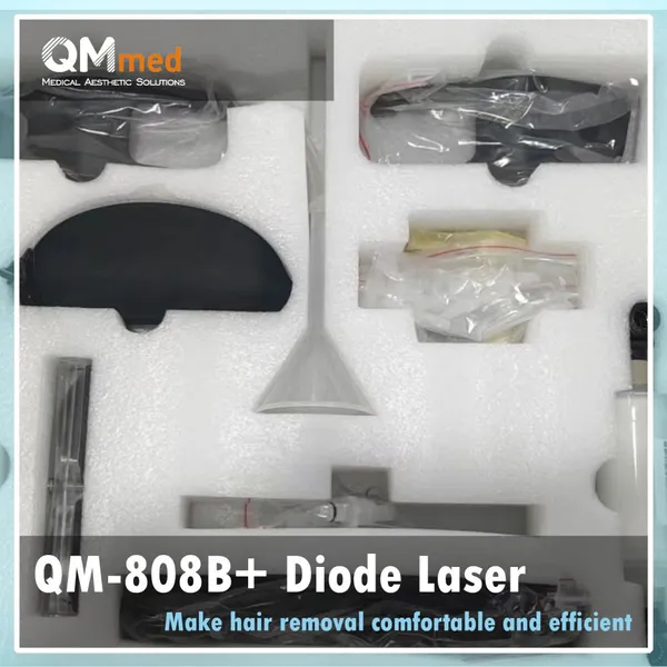 QM-808B+ Triple Wavelength 755nm 808nm 1064nm Diode Laser Hair Removal Machine for Salon photo-5