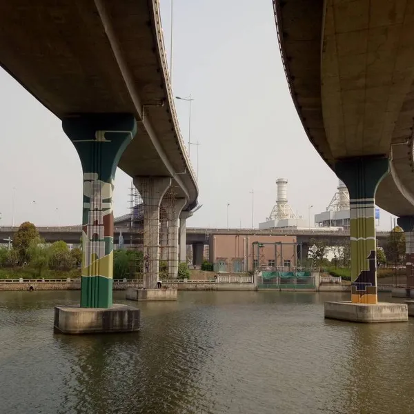 High-altitude Murals in Hebi, Henan - Construction Team for Graffiti, Hand-painted Wall Paintings on Cooling Towers - Beautification of Power Plant Chimneys photo-3