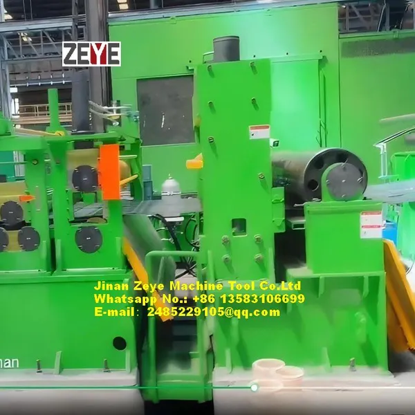 Overseas Customer Site Visit: ZEYE Stable Running Ultra-Thin Cold Rolled Steel Slitting Line, for Malaysia Customer photo-5