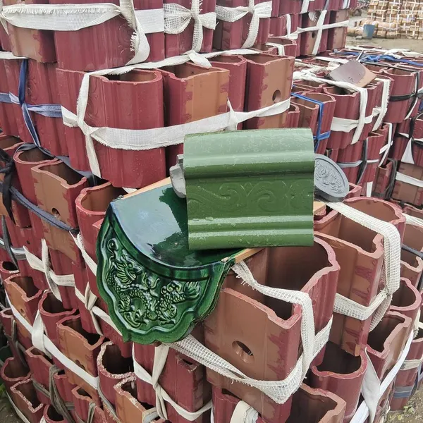 Green Glazed Tiles, Ceramic Tile Manufacturers, Glazed Tiles for Ancient Buildings, Archway Tiles, Temple Tiles, Songshan Ancient Architectural and Garden Building Materials for Enclosures, Pavilions, Corridors, Waterside Pavilions, and Temple Roofs