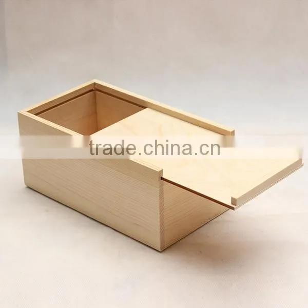 Eo-friendly Pine Wood Tissue Storage Box for Sale photo-5