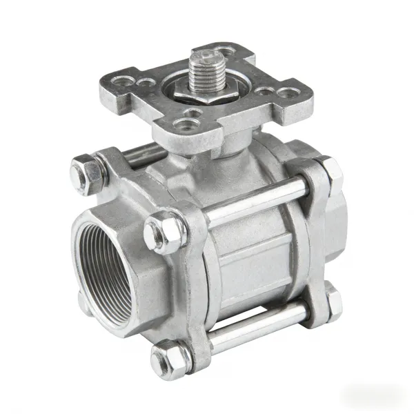 3PC 1000 PSI Ball Valve With ISO5211 Pad | Shaanxi Gold-Stone