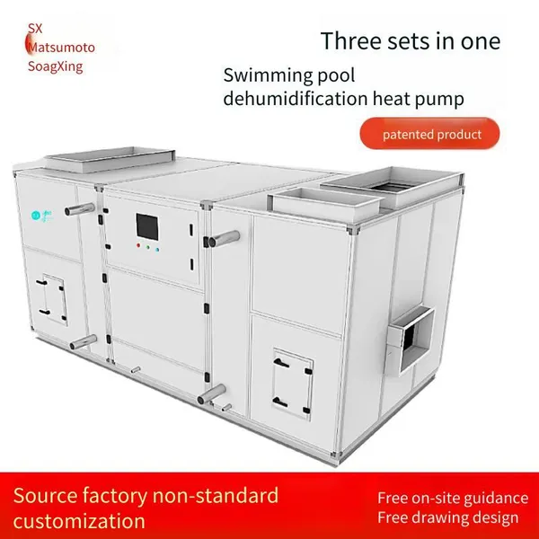 Three-in-one Swimming Pool Dehumidification Heat Pump Type Air Conditioning Temperature Control and Dehumidification Equipment Unit With Heat Recovery System for Large Venues photo-3