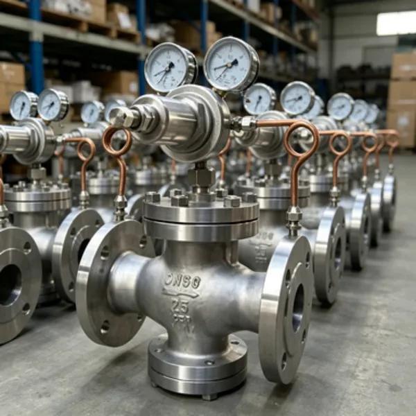 Ship Cylinder Nitrogen Pressure Reducer 316L Stainless Steel Inert Gas Pressure Stabilizer