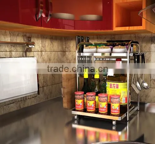 Width 269mm Stainless Kitchen Rack photo-2