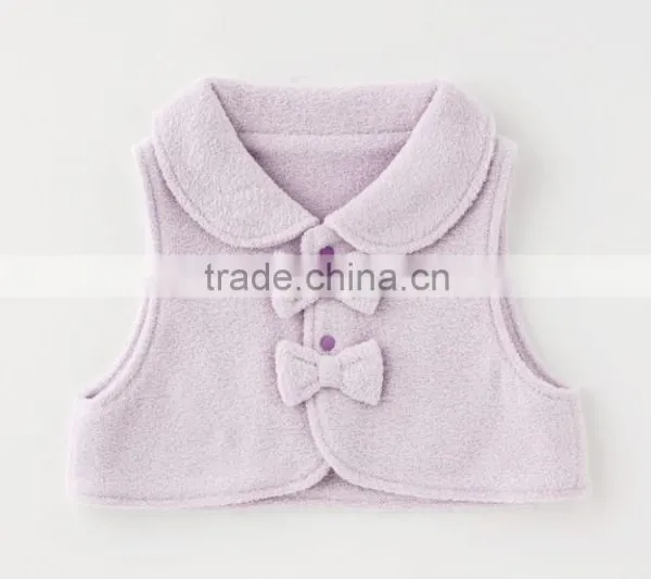 Japanese Wholesale Products High Quality Cute Ribbon Baby Vest Winter Clothes Kids Wear Toddler Clothing Children Infant photo-3