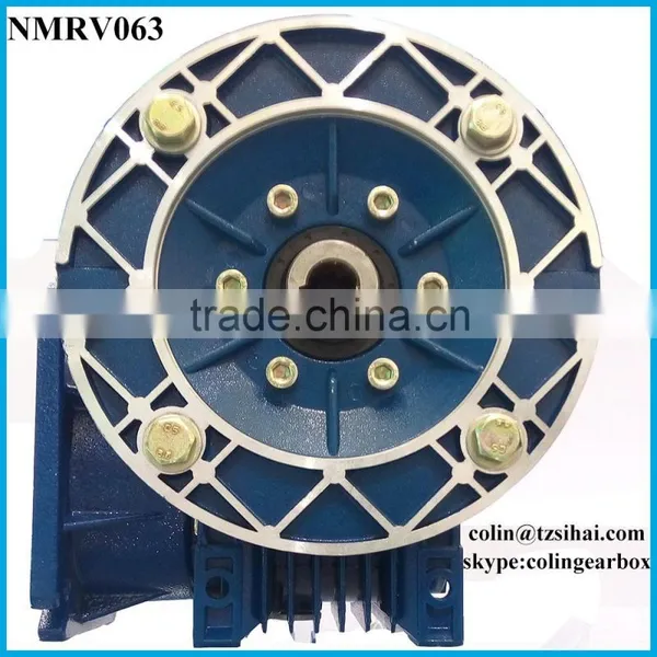 NMRV063 Aluminum Reducer Input Output Flange, Electric Gearmotor photo-3