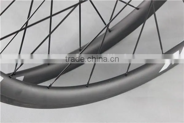 Wide Carbon Fiber Wheelset 40mm Carbon Clincher Wheelset W40C photo-4