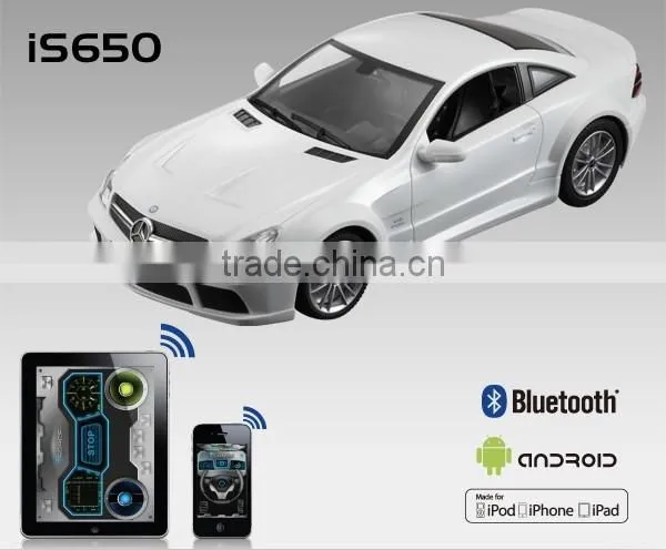 Best Toys for 2016 Christmas Gift Bluetooth 1:14 Mercedes Die Cast Car for IOS &Android Controllod Mercedes rc Car With License photo-3