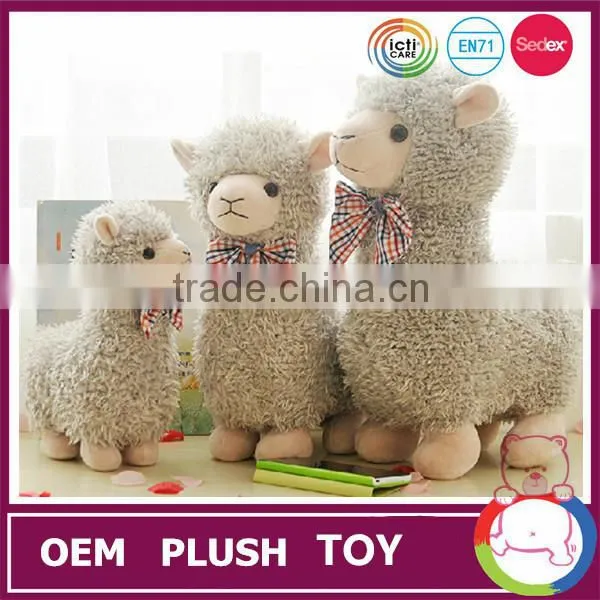 Hot 2015 New Product OEM Gift Alpaca Plush Toys