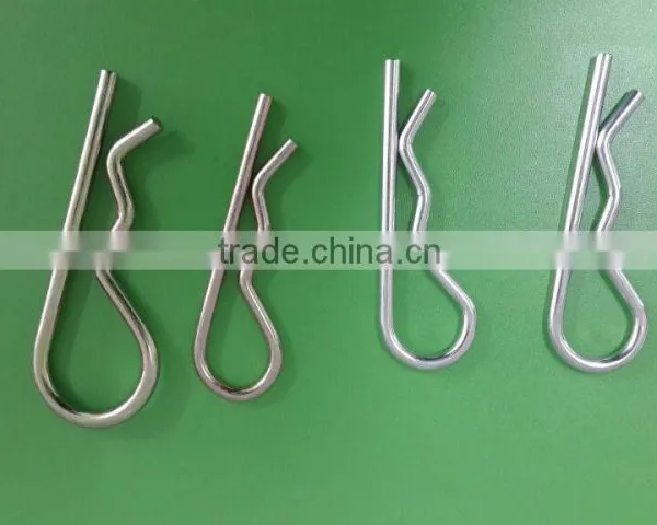 Steel Zinc Plated Industry R Type Hair Pin Chain Hook Metal Key Ring in Best Rigging Hardware Manufacturer photo-4
