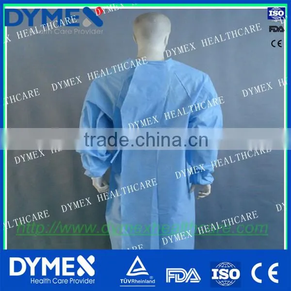 Adjustable Neckline SMS Disposable Surgical Gown photo-3