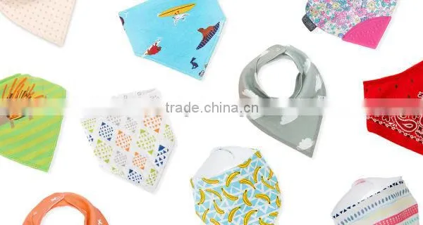Wholesale Bandana Baby Bib's Printed
