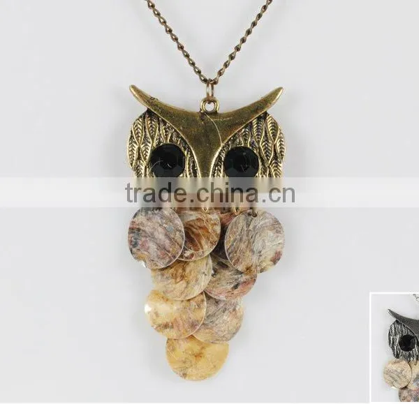 Pendant Long Chain Necklace Hot Seller Owl Necklace
