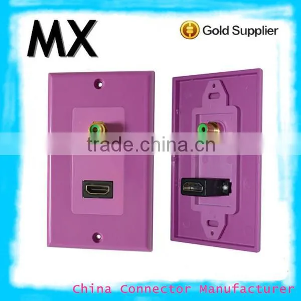 Electrical Socket Waterproof Panel Wall Hdmi Wall Plate
