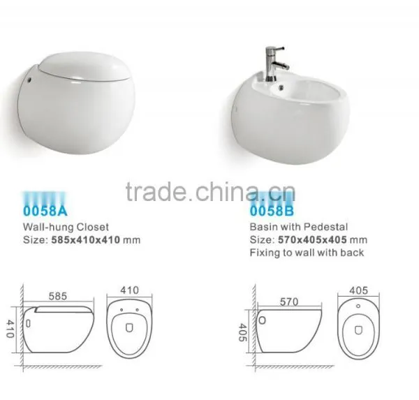 YIBEINI Ceramic Washdown Two Piece Toilet Bathroom Sanitary Ware Suite photo-3