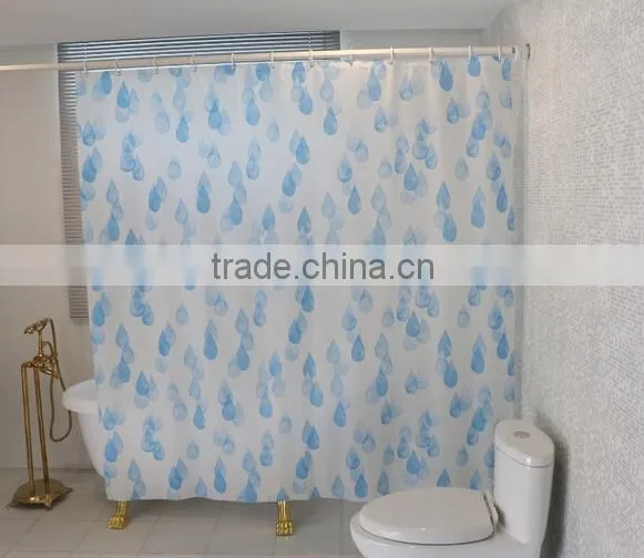 New Design Soft PEVA Shower Curtain Waterproof Bath Curtain
