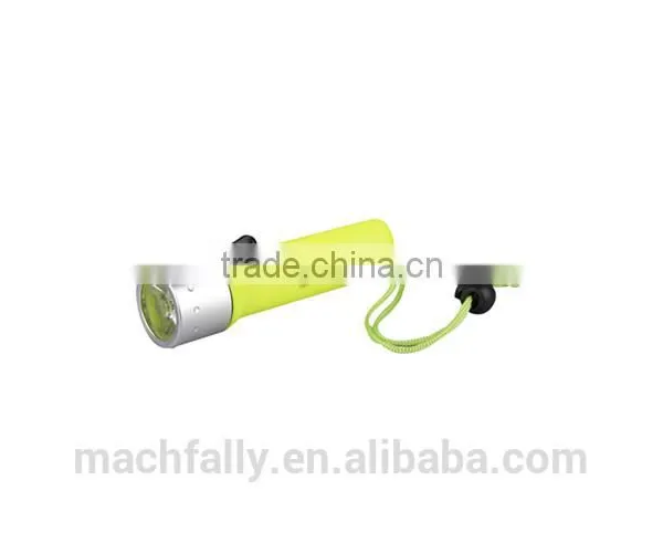 Power Source Flashlight ABS Body Material With Q5 Lamp Beads Diving Flashlight Diving Torch Flashlight photo-4