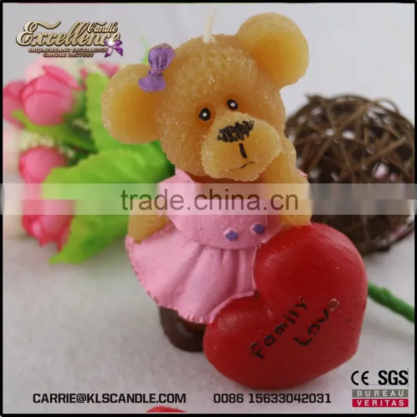 Lovely Bear Candle for Wedding/wedding Dress Candle- Carrie-0086 15633042031