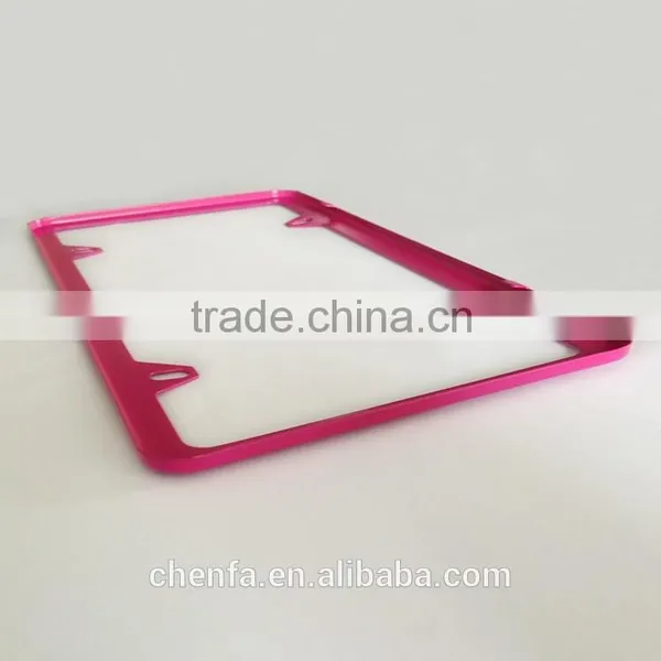 2015 Wholesale Pink Custom License Plate Frames photo-4