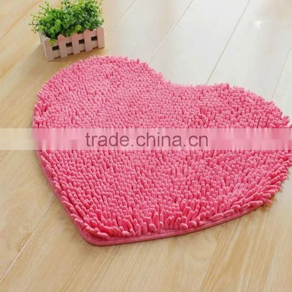 Anti Slip Floor Mat 50*60cm Chenille High Pile Bathmat photo-4