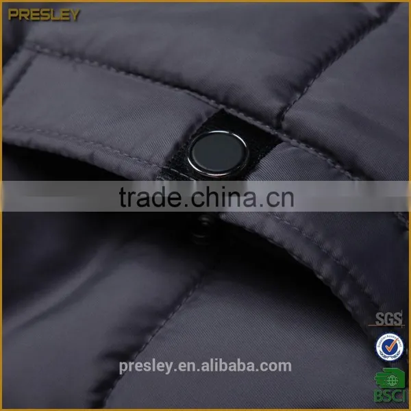 Wholesale Cheap Quality Hot Sale Winter Man Cotton Down Jacket Black Coat photo-4