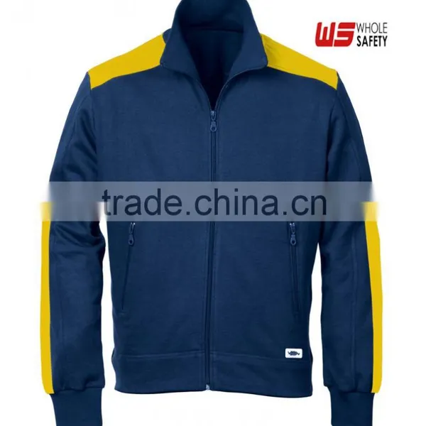 Lightweight, Water Repellent and Wind Resistant Soft Shell Fleece Jacket With HI-VIS Labor Safety Clothing