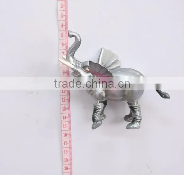 Pearl Powder 4 Inch Plastic Thailand Elephant Tourist Souvenir Magnet photo-4