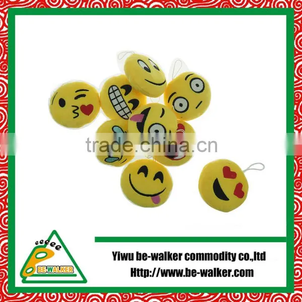 Mini Cute Plush Emoji Pillow Cushion For Decorative Pendant Stuffed With Cotton