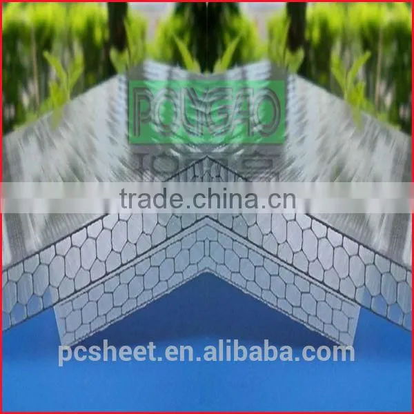 16mm to 20mm Polycarbonate Honeycomb Sheet for Building Project photo-2